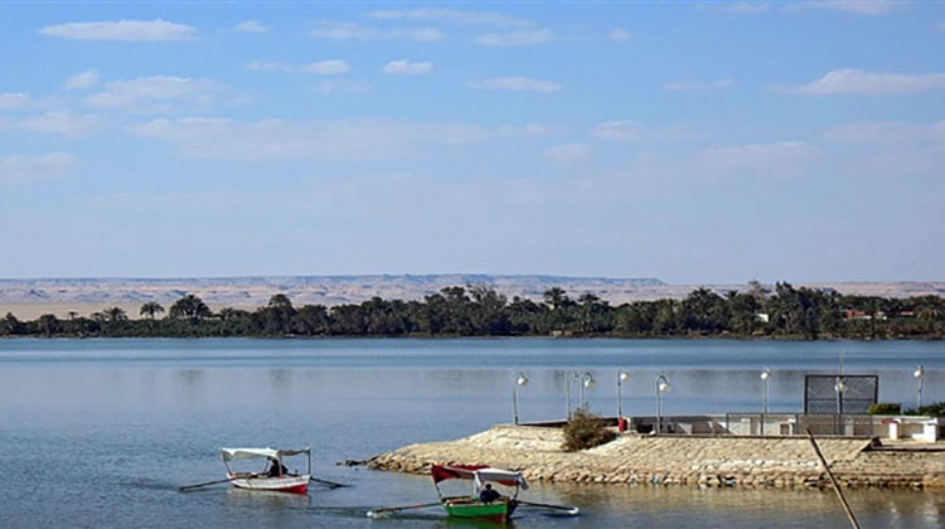 الموقع الجغرافي لبحيرة قارون